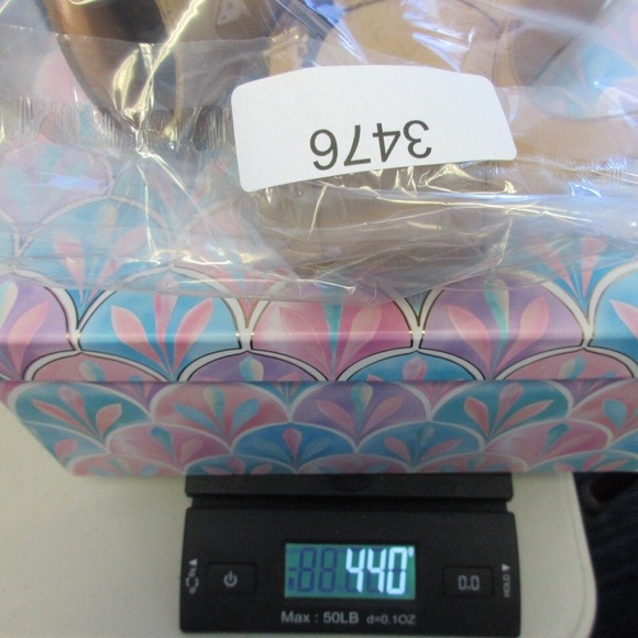 Antonio Melani Leather Ankle Boots Booties Peep Toe Size 7 Tan High Heels 440 - Picture 13 of 13